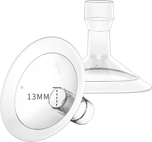 16mm Oval Flanges Breast Pump Parts Compatible with Medela Breast Pumps PersonalFit, Maxflow, Freestyle Flex Swing Maxi Connector in Kuwait