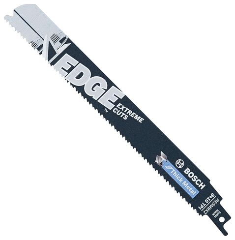 BOSCH RESM9X2 5 pc. 9 in. 8/10 TPI Edge Reciprocating Saw Blades for Thick Metal, Gold in Kuwait