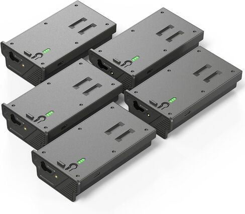 5 Pack New Reveal Lithium Battery Pack for Cellular Trail Camera | Solar Charging, Compatible with Trail Camera Ultra, X Gen 3.0, Pro 3.0, X, X Pro, X Gen 2.0, XB, SK, LED Battery Indicator in Kuwait