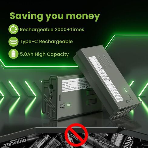 5 Pack New Reveal Lithium Battery Pack for Cellular Trail Camera | Solar Charging, Compatible with Trail Camera Ultra, X Gen 3.0, Pro 3.0, X, X Pro, X Gen 2.0, XB, SK, LED Battery Indicator in Kuwait
