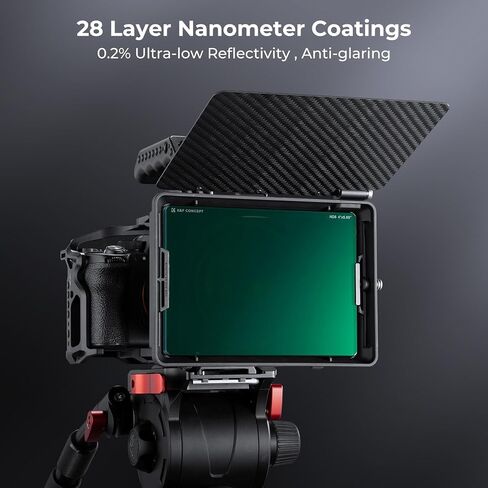 K&F CONCEPT 4" x 5.65" Square ND8 Filter Compatible with Matte Box | Ultra-Slim Optical Glass Square Cinema Neutral Density Filter with 28-Multi Coated for Matte Box-FM701 in Kuwait