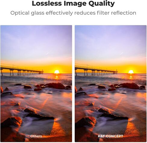 K&F CONCEPT 77mm ND8 (3-Stop Fixed Neutral Density Filter) ND Lens Filter | 28 Multi-Layer Coatings High Definition Waterproof Ultra Slim ND Lens Filter for Camera Lens(Nano-X Series) FN703 in Kuwait