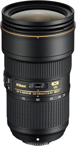 Nikon 24-70mm f/2.8E VR AF-S ED Nikkor Zoom Lens - (Renewed) in Kuwait