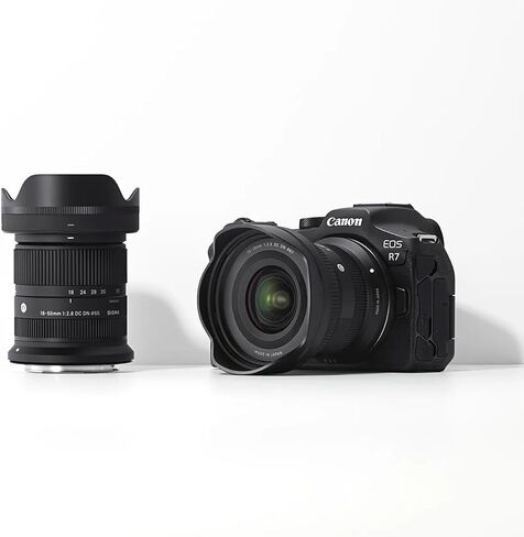 Sigma 18-50mm f/2.8 DC DN Contemporary Lens for Canon RF, Bundle with UV/CPL/ND Filter Kit, Soft Lens Pouch, Cleaning Kit & Sigma 4-Year Limited Warranty in Kuwait