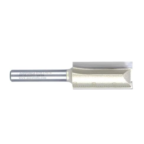 1PCS 1/4 Inch Shank Straight Router Bit, 14mm Cutting Diameter Wood Groove Milling Cutter, TCT Straight Cutting Bit for Wood MDF Plywood Particle Board in Kuwait