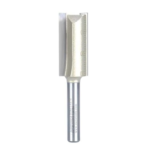 1PCS 1/4 Inch Shank Straight Router Bit, 14mm Cutting Diameter Wood Groove Milling Cutter, TCT Straight Cutting Bit for Wood MDF Plywood Particle Board in Kuwait