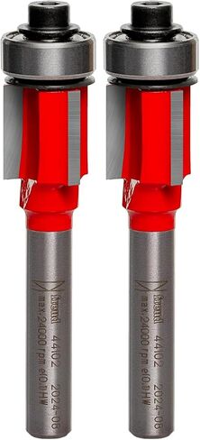 Freud 1/2"" (Dia.) Bearing Flush Trim Bit with 1/4"" Shank (44-100)", multi in Kuwait