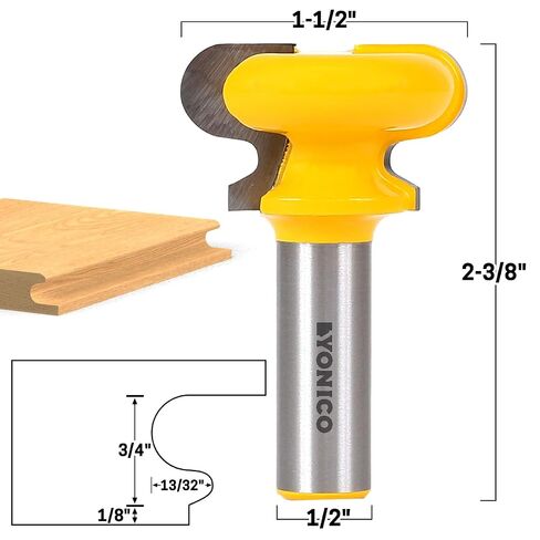 YONICO Drawer Pull Router Bits 1-1/2-Inch 1/2-Inch Shank 13931 in Kuwait