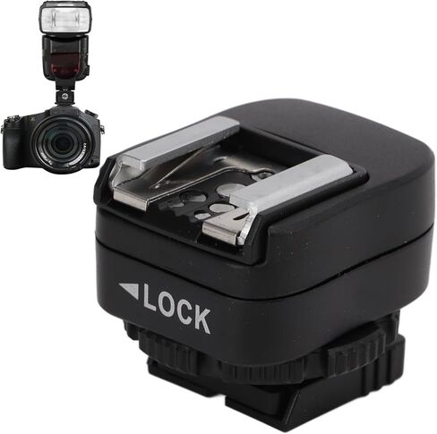GLOGLOW Other Camera Accessories for Flash and A7 Series Camera, PC Port, Plastic, Lightweight 25g, Compatible with A73 A7R4 A6400 TF-334 Hot Shoe Adapter Nan in Kuwait