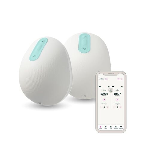 Willow - 360 Breast Pump Flanges - 24mm Breast Shield - for Willow 360 or 3.0 Wearable Breast Pump, Hands-Free for Leak Proof Breast Pumping with Spill- Proof Milk Bags - 2ct | Fits Willow 360 or 3.0 wearable breast pump, hands-free leak proof pumping, us in Kuwait