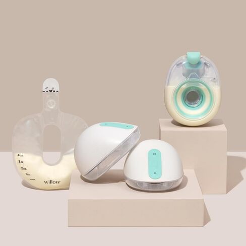 Willow - 360 Breast Pump Flanges - 24mm Breast Shield - for Willow 360 or 3.0 Wearable Breast Pump, Hands-Free for Leak Proof Breast Pumping with Spill- Proof Milk Bags - 2ct | Fits Willow 360 or 3.0 wearable breast pump, hands-free leak proof pumping, us in Kuwait