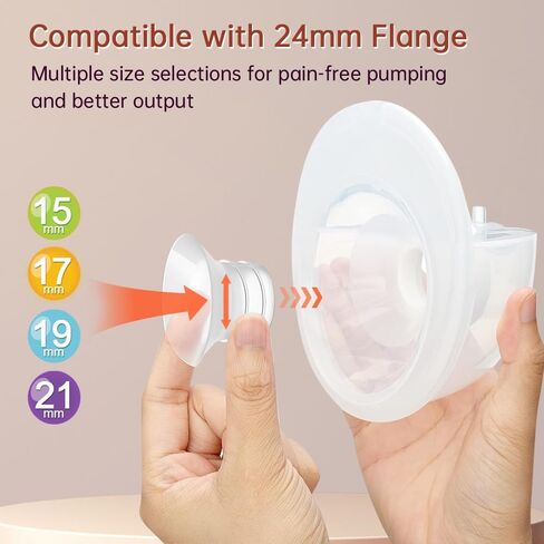 8Pc Duckbill Valves 8Pc Flange Inserts and 4Pc Silicone Diaphragm Compatible with Momcozy M5, Replacement M5 Pump Parts Accessories Made by Tbuymax, Not Original Momcozy Pump Parts in Kuwait