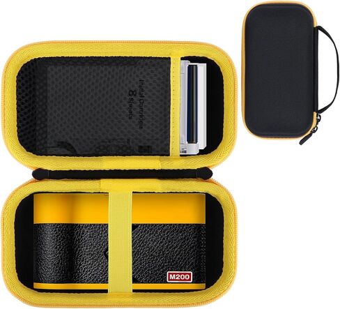 Hard Case Replacement for Kodak Mini 2 ERA 4PASS Portable Photo Printer/Kodak Mini Shot 2 ERA 4PASS 2-in-1 Instant Camera and Photo Printer (Black+Yellow Case) in Kuwait