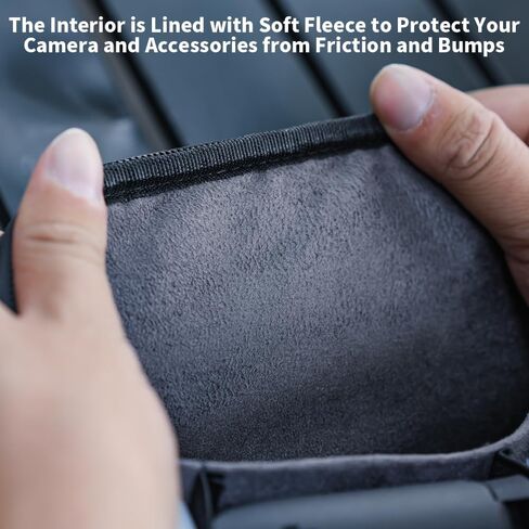Pocket 4/3 Carrying Case, Travel Storage Protective Carry Bag for DJI OSMO Pocket 4/3 Accessories, Carry Bag Large Capacity Protective Handbag All in One Gadget Storage Bag in Kuwait