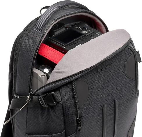Manfrotto PRO Light Backloader M, Professional Camera Backpack for Cameras, Top and Rear Access, Double Tripod Mount, Padded Backpack with Interchangeable Dividers, Black in Kuwait