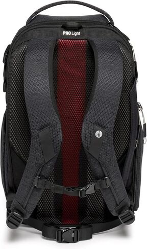 Manfrotto PRO Light Backloader M, Professional Camera Backpack for Cameras, Top and Rear Access, Double Tripod Mount, Padded Backpack with Interchangeable Dividers, Black in Kuwait