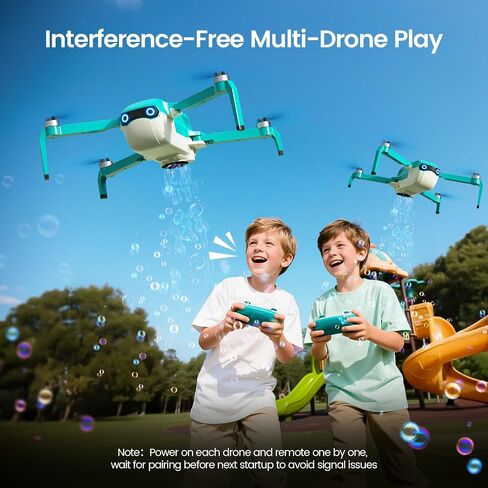 Holy Stone HS320 Bubble Drone for Kids and Beginners –Bubble Machine with Headless Mode, Auto Rotation, One‑Key Takeoff & Landing, Two Batteries, Great Gift Toy for Outdoor Play, Parties, Boys & Girls in Kuwait