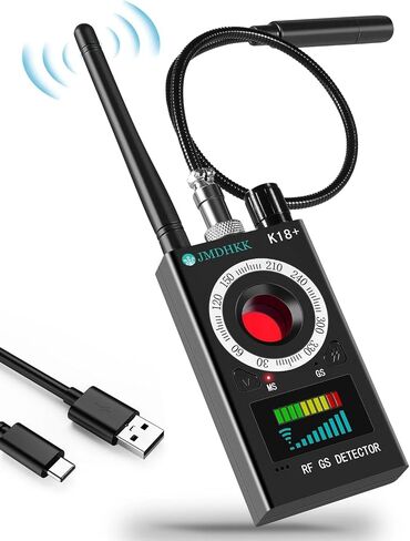 JMDHKK Hidden Camera detectors,Bug detectors,Portable Signal Detector, Camera Finder for Listening Device Hidden Camera in Office or Hotel or Business Meeting or car（Black） | Portable Signal Detector and Camera Finder for Hotels, Offices, Business Meeting in Kuwait