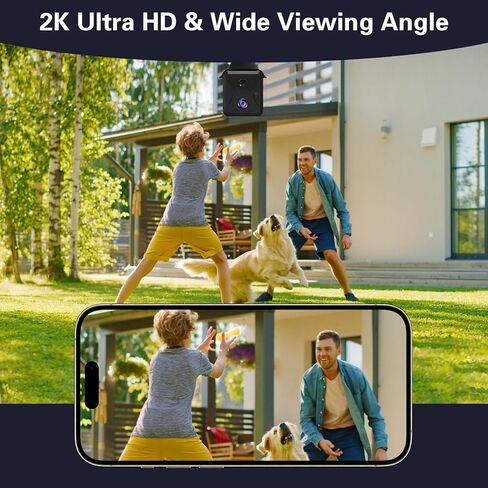 Mini 4G LTE Cellular Security Camera:No WiFi Needed with SIM Card | 2K HD Night Vision, Built-in 32G SD Card, 2500mAh Battery Powered, Easy Install, Portable for Travel, RV, Storage, Vehicle in Kuwait