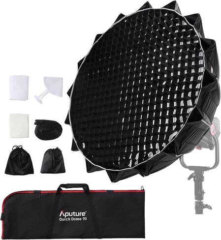 Aputure Quick Dome 40 Softbox,Quick-Setup Octagonal Softbox for Aputure Storm 80c and Other Bowens Mount LED Video Light in Saudi Arabia