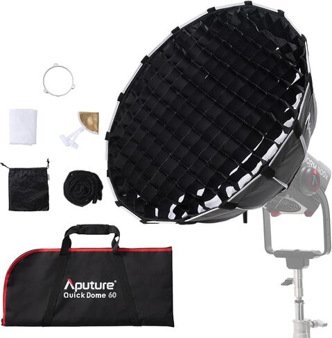 Aputure Quick Dome 40 Softbox,Quick-Setup Octagonal Softbox for Aputure Storm 80c and Other Bowens Mount LED Video Light in Saudi Arabia