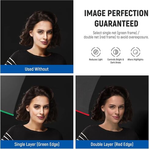 NEEWER SF6090F 5-in-1 Folding Flag Kit for Photography, Reflector, Light Modifier, for Soft, Diffused and Bright Effects, Carry Bag Included in Kuwait