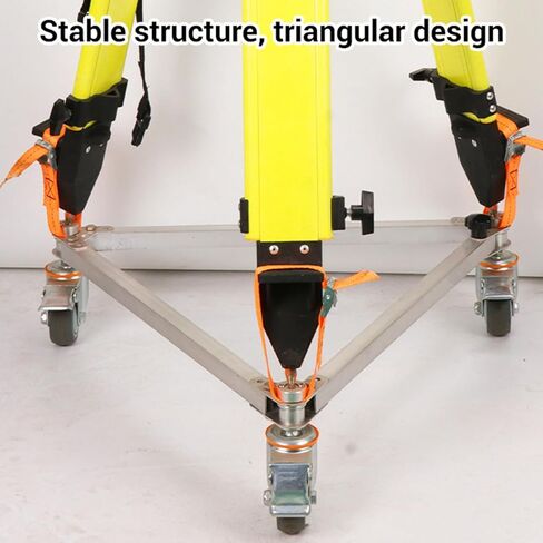 Measuring Tool Tripod, Made of Aluminum Alloy, with casters, Movable Support, Suitable for Precise Measurements with Total Station scanners in Kuwait