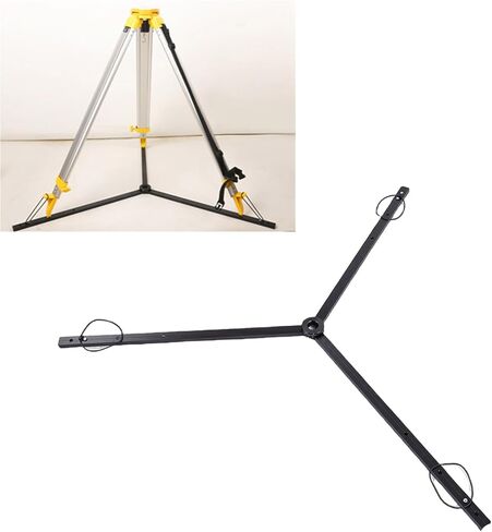 Bewinner Aluminum Tripod Stabilizer Floor Guide - Foldable Triangular Strut Stabilizer for Leveling Kit, Photography, Surveying Equipment - Sturdy Anodized Aluminum with O Loop Reinforced in Kuwait