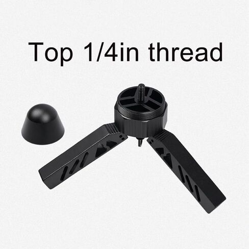 Aluminum Alloy Camping Tripod Support Stand, Adjustable Triangle Tent Pole Frame with 1/4 Threaded Mount and Hook for Lantern in Kuwait