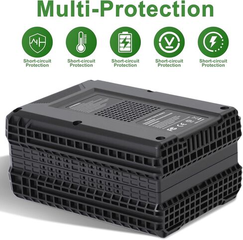 Replacement Battery for Greenworks 60V: 5.0Ah Extended Run Lithium Battery for Greenworks Pro 60 Volt Lawn Mower Trimmer Blower for Home Gardening in Kuwait