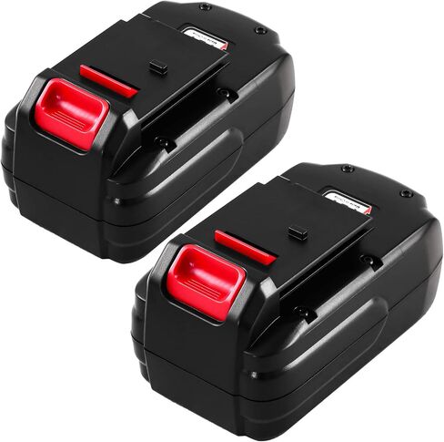 2-Pack [Upgraded to 3600mAh] High Capacity Ni-Mh PC18B Replacement Battery | Compatible with Porter Cable 18V Battery PCC489N PC18BLEX Tools Compatible with Porter Cable Charger PCMVC PCXMVC(Red) in Kuwait