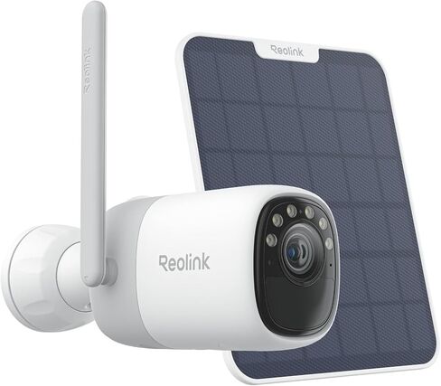 REOLINK Altas 2K Solar Security Cameras Wireless Outdoor, 10s Pre-Record | 540 Days Battery Life, ColorX Night Vision, Dual Band 2.4/5GHz Wi-Fi 6, AI Detection, Home Hub Compatible, No Subscription in Kuwait