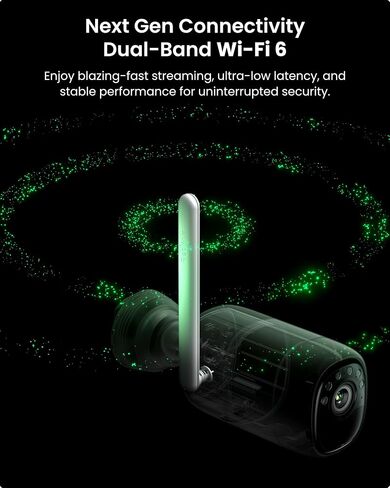 REOLINK Altas 2K Solar Security Cameras Wireless Outdoor, 10s Pre-Record | 540 Days Battery Life, ColorX Night Vision, Dual Band 2.4/5GHz Wi-Fi 6, AI Detection, Home Hub Compatible, No Subscription in Kuwait