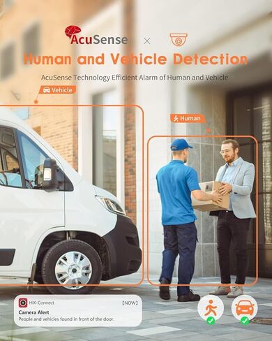 DS-2CD2086G2-IU 4K 8MP POE Bullet IP Camera 2.8MM Lens Mic Ⲏіkconnect | 8MP DarkFighter 120 dB WDR Human/Vehicle Detection Replacement of DS-2CD2083G2-IU in Kuwait