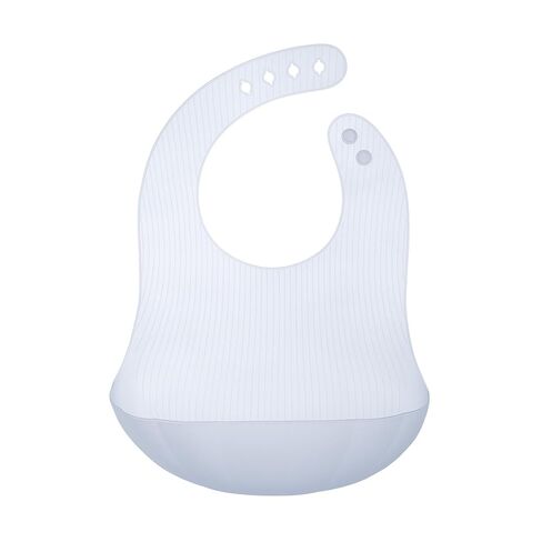 Olababy Advanced Feeding Set Fold N Go Silicone Baby Bib w Travel Case (Blueberry) in Kuwait