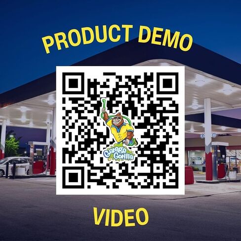 Garage Gorilla Pump Shine | Surface Protectant & Shine Restorer for Gas Pumps | Metal & Composite Surfaces | with Micro-Spray Shield Barrier | 32 oz Bottles (Case of 6) in Kuwait