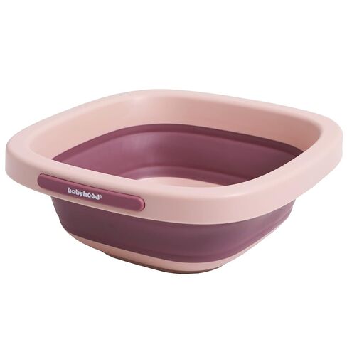 Babyhood MultiPurpose Collapsible Wash Basin for Kids and Babies Lightweight Portable Folding Basin for Washing Baby Bottles and Breast Parts and Home Kitchen Outdoor Camping Use 2021pink BH721 in Kuwait