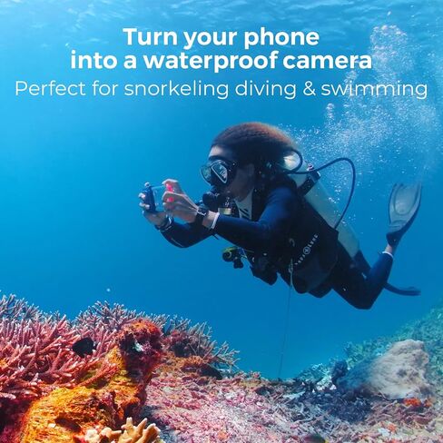 sublue Underwater Photography Housing H1, Waterproof Phone Case for iPhone 16/15/14/13/12 Series and Most Android for Snorkeling,Diving,Swimming & Underwater Photography in Kuwait