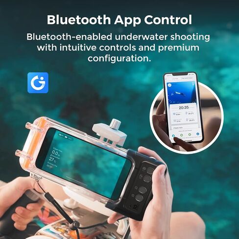sublue Underwater Photography Housing H1, Waterproof Phone Case for iPhone 16/15/14/13/12 Series and Most Android for Snorkeling,Diving,Swimming & Underwater Photography in Kuwait