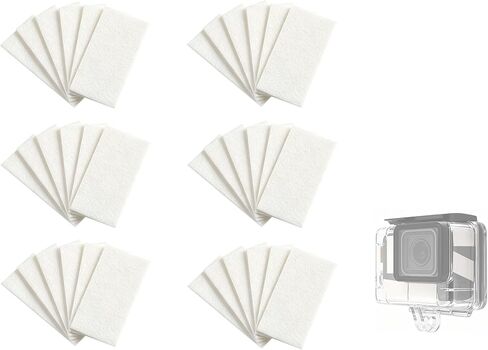 60pcs Anti Fog Inserts Moisture Absorbing Strips Humidity Removing Defogger for GoPro Hero 13/12/11/10/9/8/7/6/5/4/3 Action Camera Underwater Dive Housings, DJI OSMO Insta360 Waterproof Case in Saudi Arabia