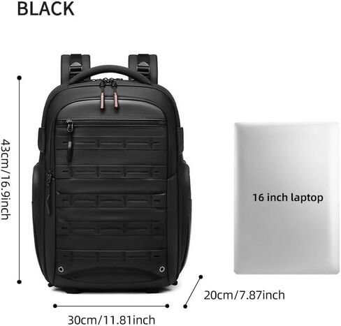 Waterproof DSLR Camera Backpack - Large with TSA Lock, Fits Drone & 17-Inch Laptop in Kuwait
