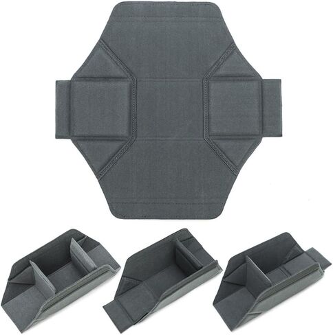 Camera Bag Insert, Soft Lined Foldable Protective Cube with 3 Adjustable Compartments, Flexible Partition Design for Mirrorless Lens Photography Gear Storage in Kuwait