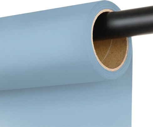 White Seamless Paper Backdrop, White Photo Backdrop 53" x16.4' | Heavyweight matte backdrop paper with non-reflective surface for portraits, product photos, videos and studio photograpy. in Kuwait
