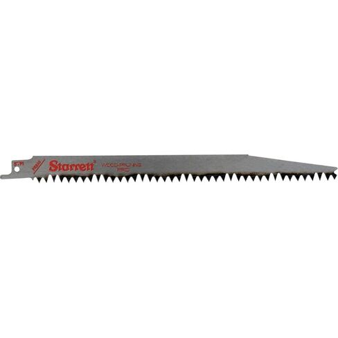 Starrett Pruning Reciprocating Saw Blade, 9" L x 3/4" W x .050" T | High Carbon Steel, 5 TPI, For Cutting Roots and Stumps, PRB95-1 in Kuwait