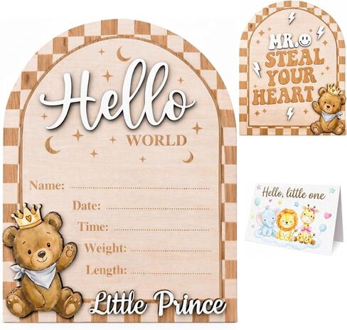 Baby Girl Monthly Milestone Signs, Large 8 Inch Wooden Milestone Disc with Interchangeable Numbers 1-12 Months, Double Sided Pink Elephant Bow Floral Newborn Photo Props (Multicolor16) in Kuwait