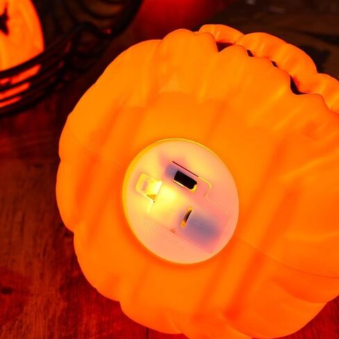 1PC Halloween LED Pumpkin Night Light Smiling Face Design Garden Porch Party Festival Outdoor Horror Atmosphere Decoration in Kuwait