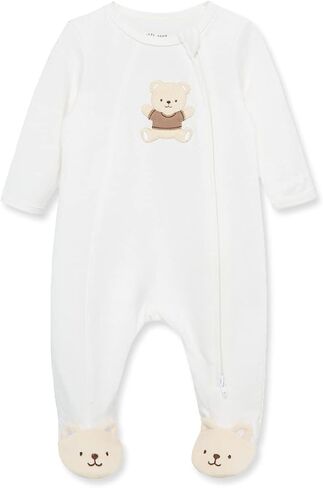 Little Me Clothes for Baby Gender Neutral 100% Cotton Scratch-Free Tag Footed One-Piece Romper Sleeper in Kuwait