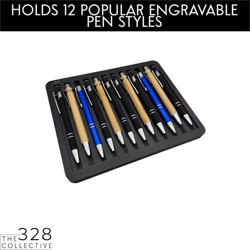 Universal Pen Engraving Jig – Holds 12 Pens for Laser Engravers in Kuwait