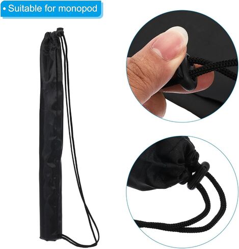 21"x2.4" Long Monopod Carrying Case Bag, Nylon Carry Bag with Shoulder Strap Portable Folding for Camera Monopod, Black in Kuwait