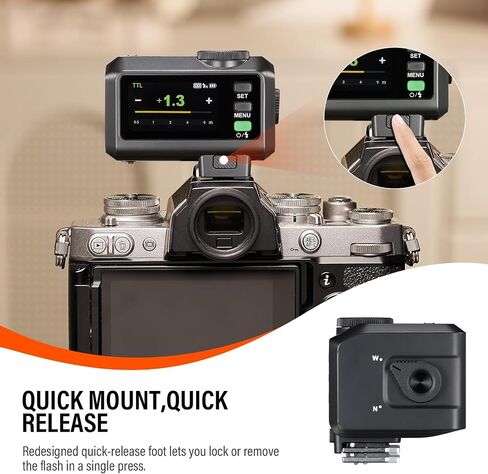 Godox iT30 Pro N Mini TTL Flash Compatible for Nikon Cameras Godox iT30Pro N- Wireless Master & Receiver 2.4G Wireless Touchscreen, GN15, 1/8000s HSS Speedlite, Built-in Diffuser and Lithium Battery in Saudi Arabia